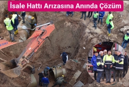 MESKİ Ana İsale Hattındaki Arızayı Kesinti Olmadan Giderdi