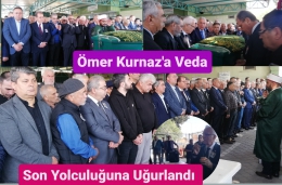 TÜED Genel Mali Sekreteri Ömer Kurnaz Tarsus’ta Toprağa verildi