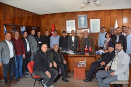 Büyükşehir Koordinasyon Müdürü Muhtarlar Derneğini Ziyaret Etti
