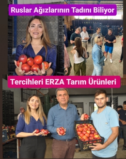 Rusya'daki En Ünlü Zincir Marketlerin Tercihi Tarsus ERZA Tarım