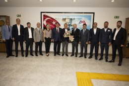 MTSO Başkanı Çakır ve Yönetimi, Başkan Seçer'i Ziyaret Etti