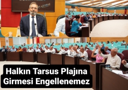 Tarsus Belediyesi Plaj Projesinden Geri Adım Atmıyor