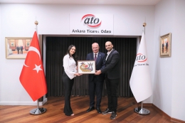 ATO Başkanı Gürsel Baran, Özbozkurt ile Yeşilkuş’u Konuk Etti