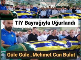 Mehmet Can Bulut TİY Bayrağı ve Gazetesiyle Son Yolculuğuna Uğurlandı