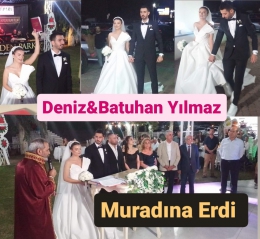 Deniz ve Batuhan Yıldız Muhteşem Bir Törenle Evlendi