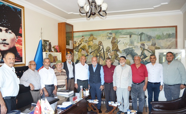 Ali Uyan, İtfaiye Amirliği ve Muharip Gazileri Ziyaret Etti