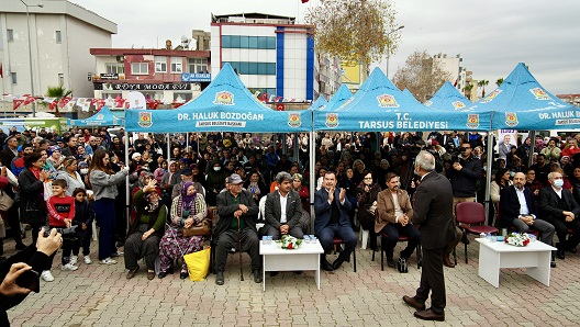 Tarsus Belediyesi'nin Tarım Projelerine Haltan Tam Destek