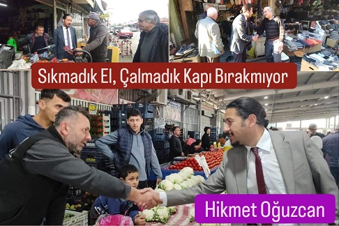 CHP A.Adayı Hikmet Oğuzcan Gönülleri Fethediyor