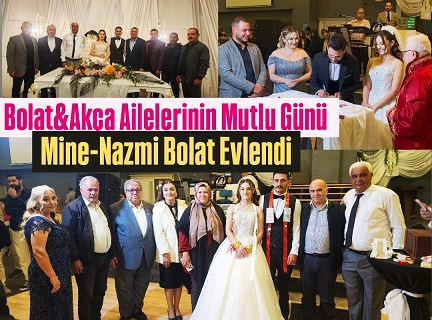 Mine ve Nazmi Bolat Evlendi: Mutluluklar