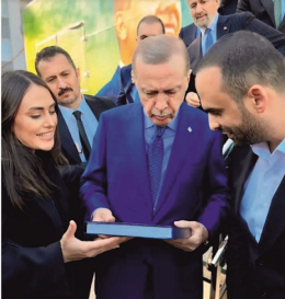 Doç.Dr.Özbozkurt ve Dr. Yeşilkuş, Proje Sonuçlarını Cumhurbaşkanı Erdoğan'a Sundu