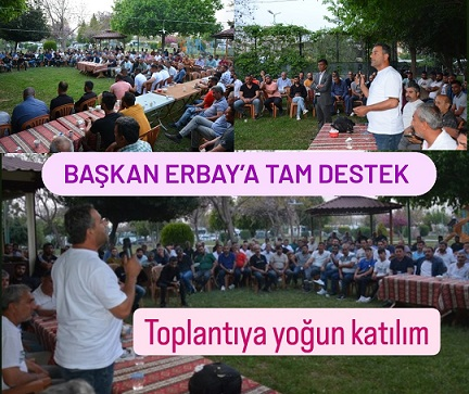 TAPATARİD Toplantısında Üyelerden Başkan Erbay’a Tam Destek