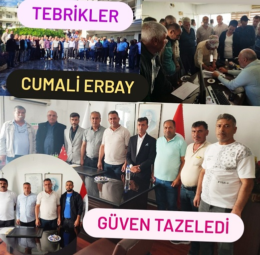 TAPARİD Kongresinde Cumali Erbay Güven Tazeledi