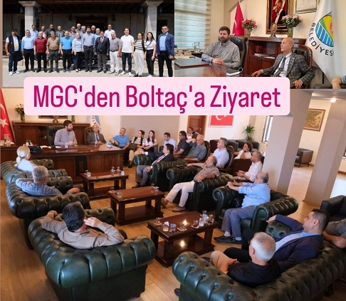 Mersin Gazeteciler Cemiyeti, Başkan Boltaç'ı Ziyaret Etti