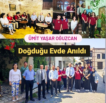 Ümit Yaşar Oğuzcan Tarsus'ta Doğduğu Evde Anıldı