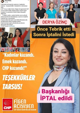CHP'de Seçimin İptal Edilmesi Başvurusunu Derya Özinç Yapmış!