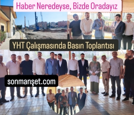 Adem Aldemir Tarsus'ta Hızlı Tren Çalışmalarını Anlattı 