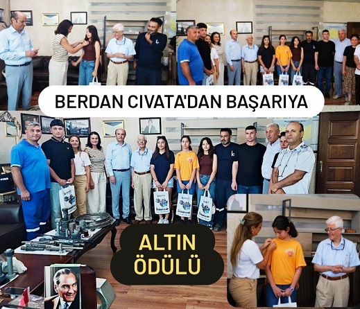 Berdan Cıvata, Başarılı Öğrencileri Altın ile Ödüllendirdi