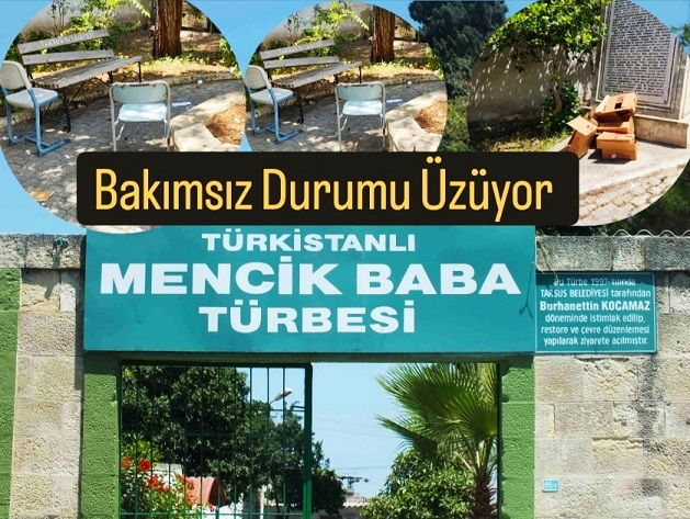 MENCİK BABA Türbesi Bakımsızlıktan Kaderine Terkedilmiş Durumda