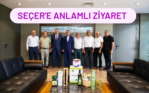Veyis Avcı’dan Başkan Seçer'e Tarıma Verdiği Destek ve Katkılarından Dolayı Plaket 