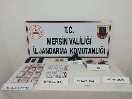 Mersin'de Jandarma'nın Uyuşturucu Operasyonunda 2 kişi tutuklandı