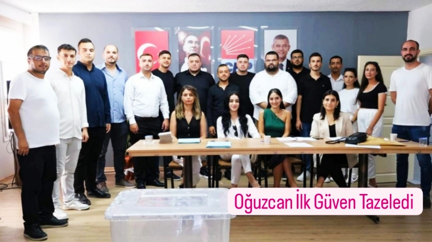 Tarsus CHP Gençlik Kolunda Oğuzcan İlk Güven Tazeledi