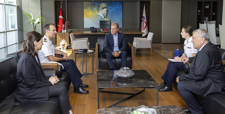 Yarbay Loic Boyer, Seçer'i Ziyaret Etti 