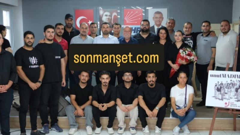 Tarsus CHP'de Sivas katliamı etkinliği