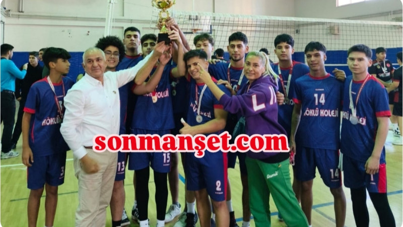 Köklü Koleji Voleybolda Tarsus Şampiyonu oldu