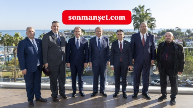 Ersin Tatar, Başkan Vahap Seçer'i Ziyaret Etti