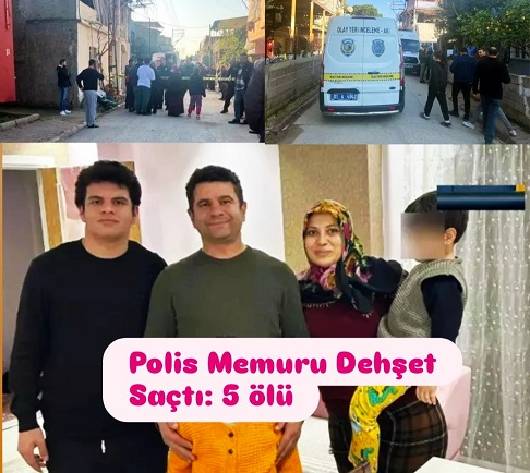 Polis Memuru, Oğlunun Ölümünden Sorumlu Tuttuğu Eşinin Ailesini Katletti