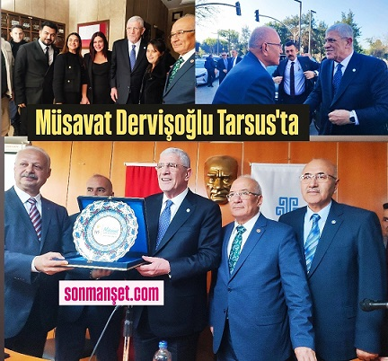 Müsavvat Dervişoğlu Tarsus’ta Esnaf gezdi sivil toplum kuruluşlarıyla buluştu