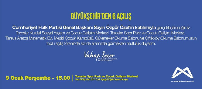 CHP Lideri Özgür Özel Yarın Mersin'de Toplu Açılış Yapacak
