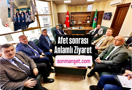 Tarım Bakanlığı Heyeti Tarsus Ziraat Odası'na geldi