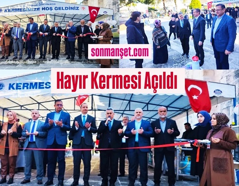 Tarsus Müftülüğü'nün Hayır Kermesi açıldı /Tarsus Haber