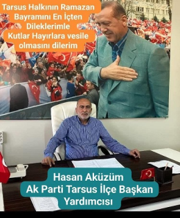 AK Parti Başkan Yardımcısı Hasan Aküzüm Bayram Tebriği