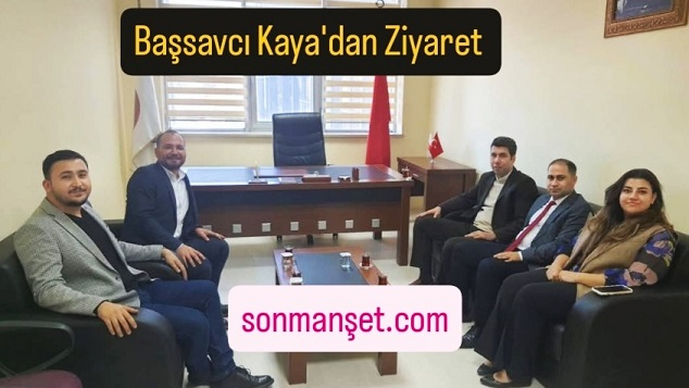 Tarsus Cumhuriyet Başsavcısı Kaya Baro Temsilcisi Erdiven'i Ziyaret Etti 