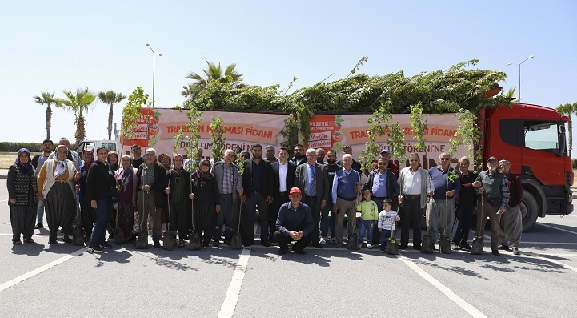 Mersin Büyükşehir 174 Üreticiye 5 Bin Hurma Fidanı Dağıttı