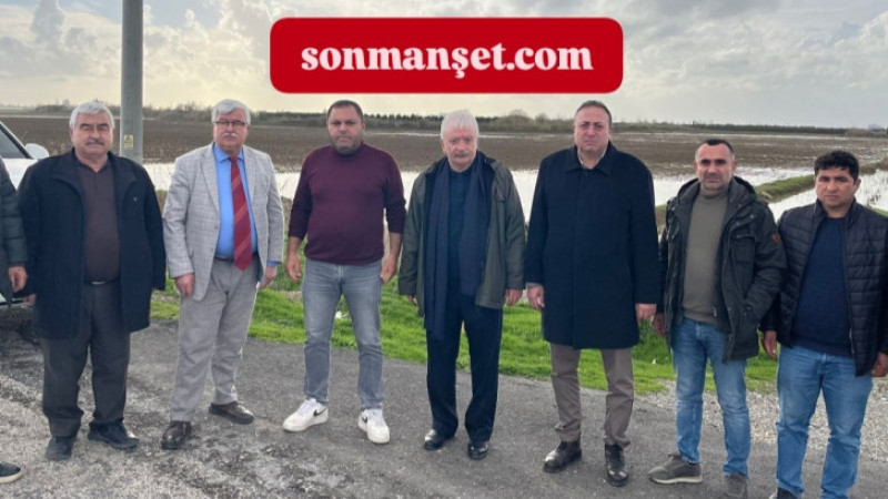  TZOB Heyeti Tarsus’ta Afet Bölgesinde İncelemelerde Bulundu