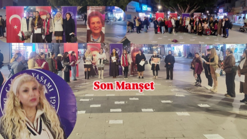 Kadınların Yaşam Hakkına Dikkat Çekmek için öldürülen kadınları andılar 