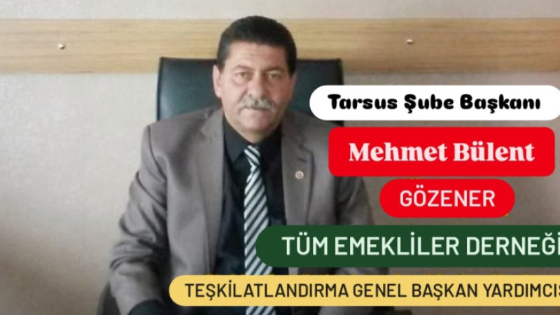 Tüm Emekder Başkanı M. Bülent Gözener, Bayram Kutlaması