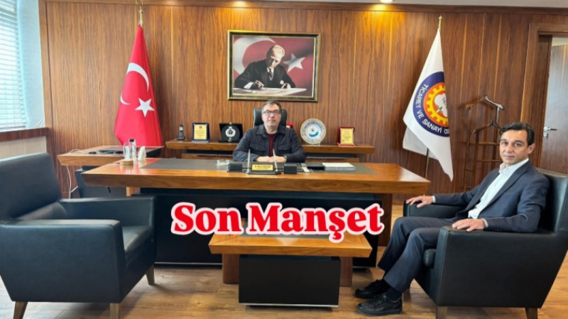 PÜİS Mersin Bölge Başkanı Nihat Kürklü, TSO Başkanı Ruhi Koçak'ı Ziyaret Etti 