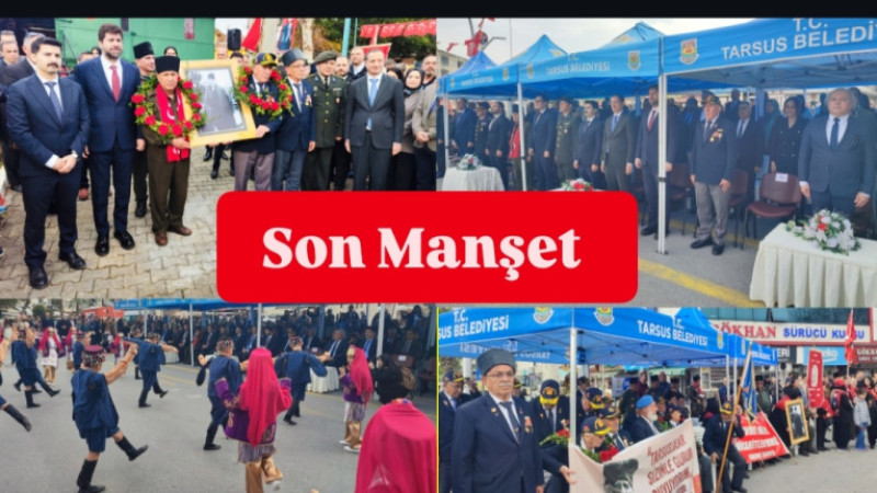 Atatürk’ün Tarsus’a gelişinin 103. Yıldönümü kutlandı