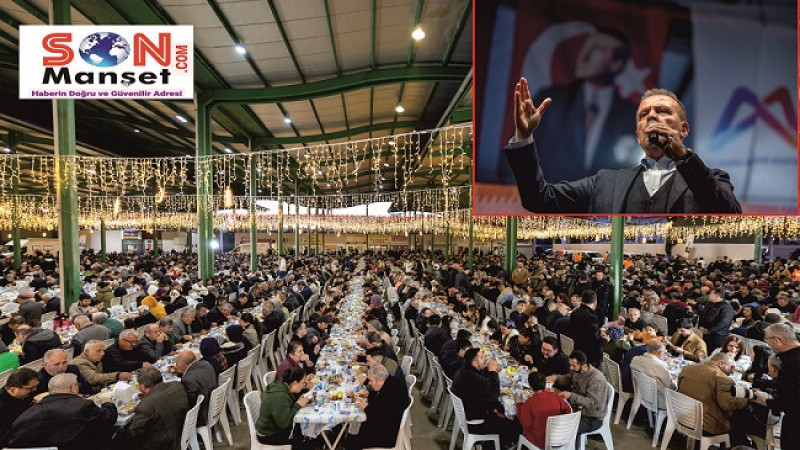 Başkan Seçer ve Meral Seçer, Tarsuslular'la İftarda Buluştu