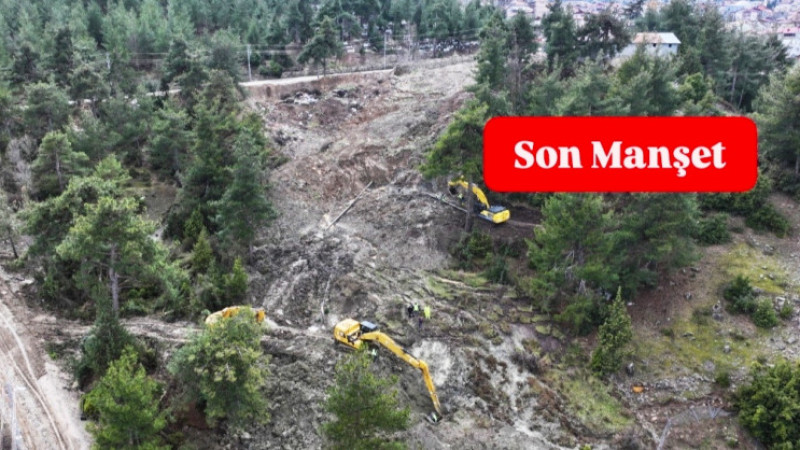 MESKİ'den Heyelandan Zarar Gören İçmesu Hattına Anında Müdahale