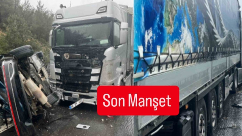Tarsus Pozantı otoyolunda kaza 1 ölü 5 yaralı