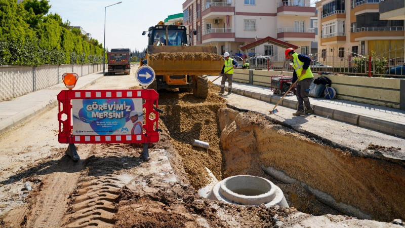 Tarsus Kavaklı Mahallesi'nde Yağmur Suyu Sorunu Tarih oldu