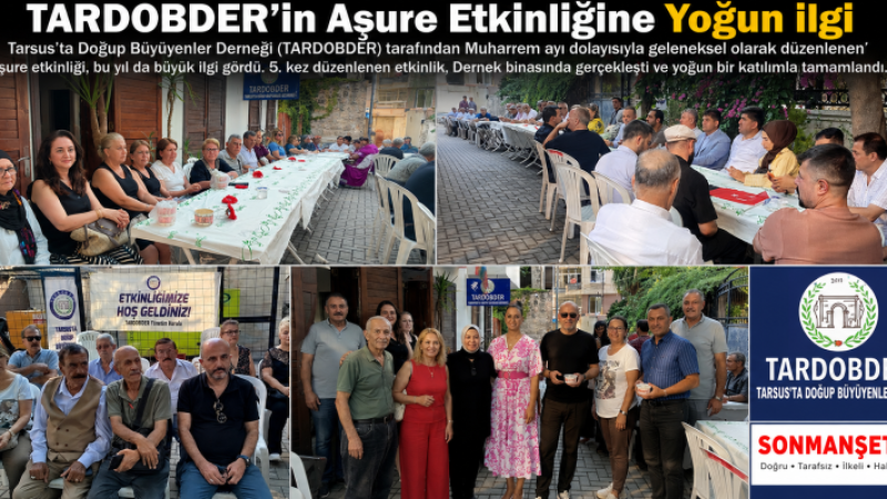 TARDOBDER'in Aşure Etkinliğine Yoğun Katılım