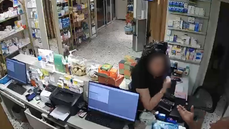 Mersin'de Eczanedeki Gasp Olayının Şüphelisi Tutuklandı