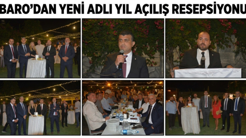 Tarsus'ta Baro'dan Yeni Adli Yıl Resepsiyonu Coşkulu Geçti