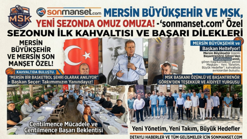 Başkan Seçer, MSK Erkek Basketbol Takımıyla Bir Araya Geldi